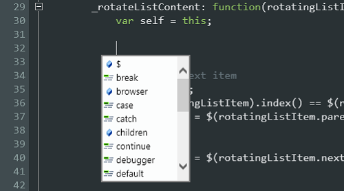 JavaScriptCompletion