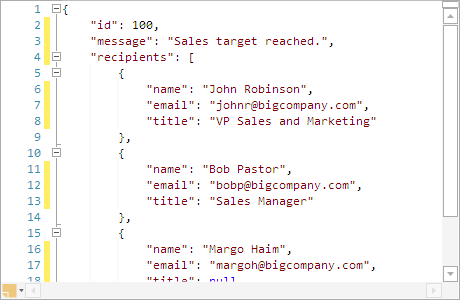 JsonTextFormatting