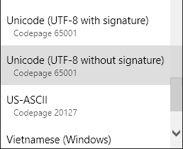 Utf8NoSignature